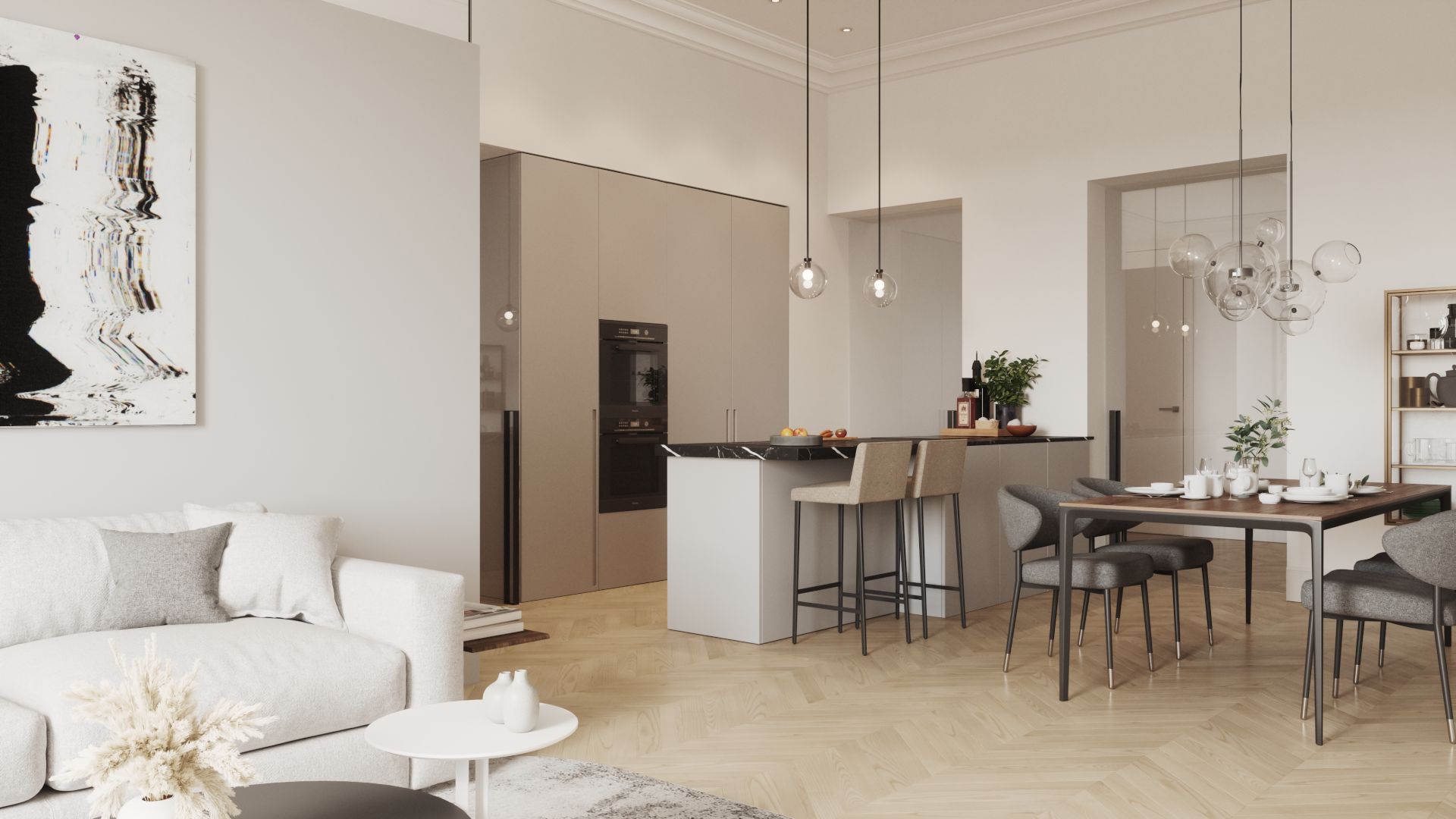 3-room flat / Old Building, 110 sqm